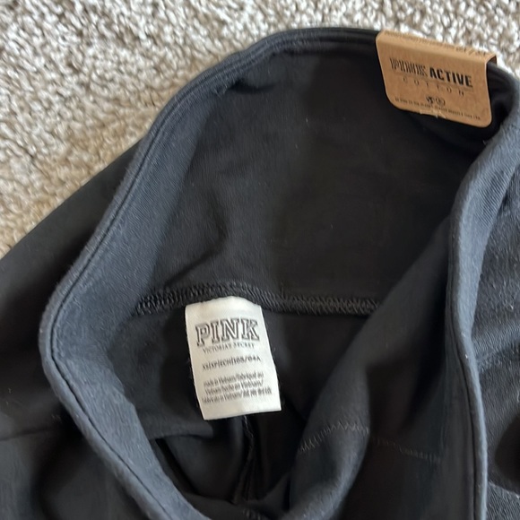 Pink by Victoria’s Secret Black High Waist Full Length Leggings - Picture 3 of 4